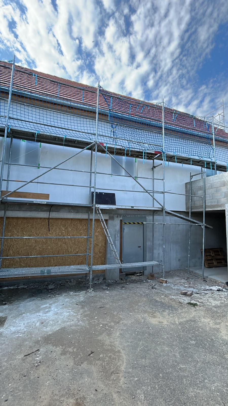 Isolation thermique extérieure — chantier Eco Renov 67 à Alsace
